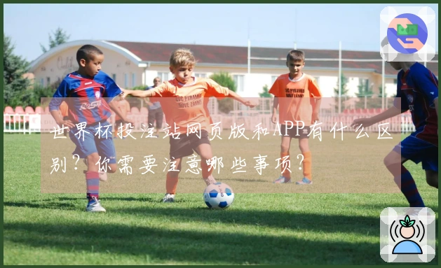 世界杯投注站网页版和APP有什么区别？你需要注意哪些事项？